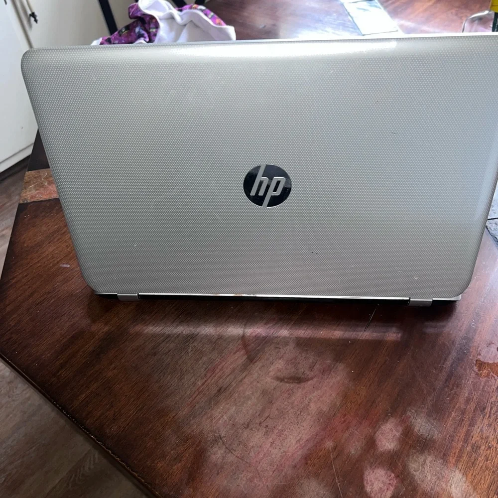 HP Pavilion Silver and Black Laptop